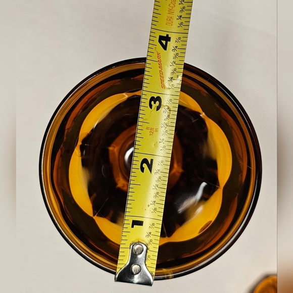 [#2] (2) Tea Glasses - Imperial Glass Ohio: Old Williamsburg Amber - Picture 7 of 13